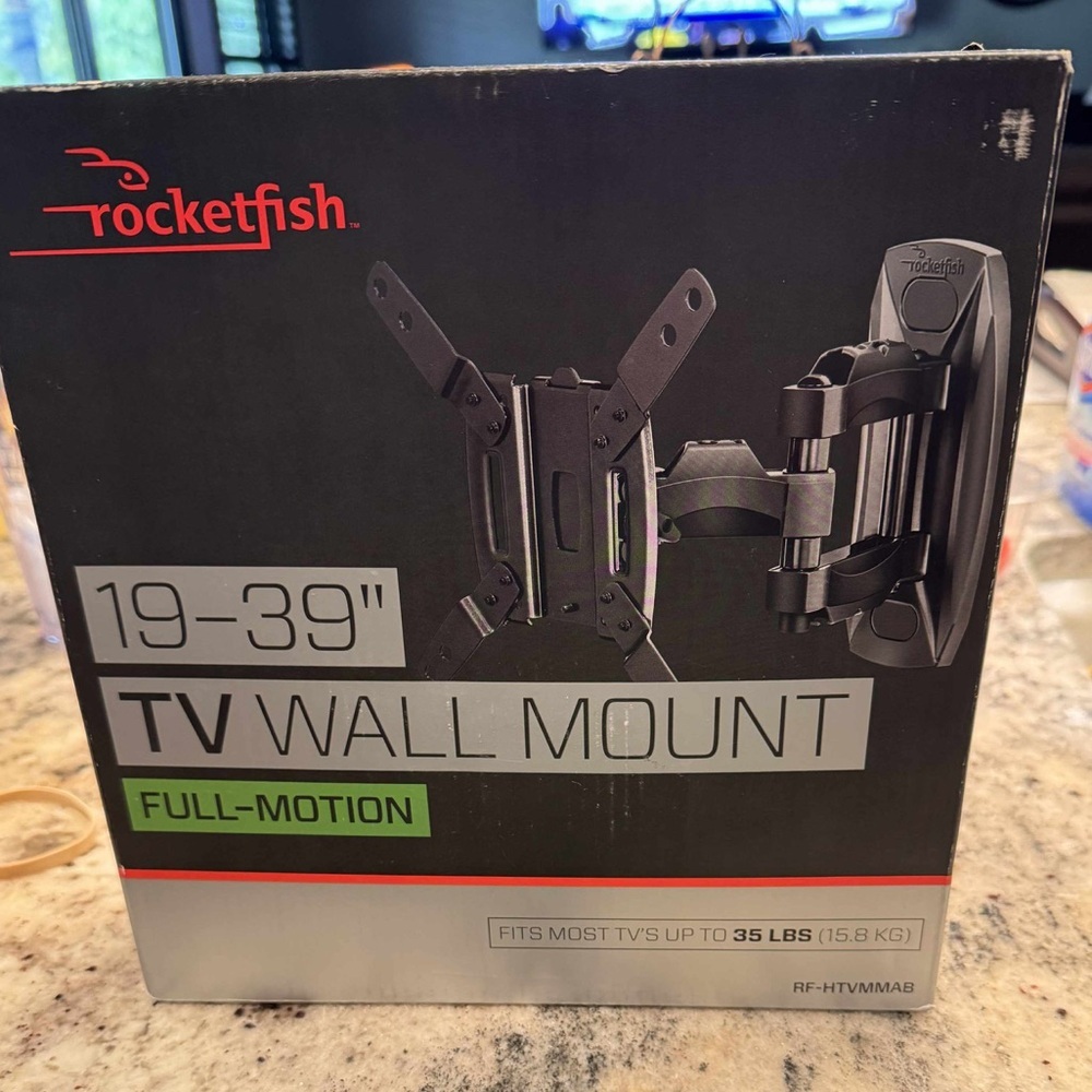 Rocketfish Full-Motion TV Wall Mount New in Box - OS
